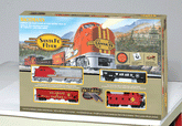 Bachmann 647 - HO Scale - Santa Fe Flyer Train Set -- Santa Fe